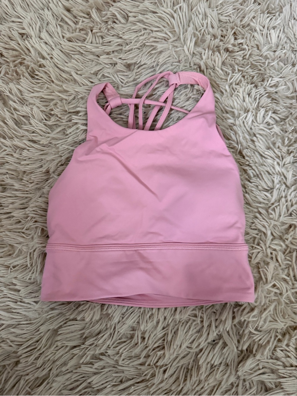 Lululemon NWT Free to Be Bra HN LL Size 4 PINK PUFF